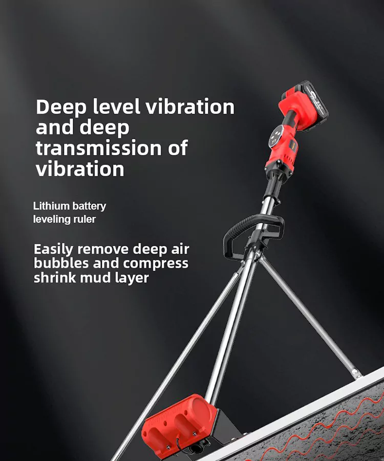 lithium battery digital display double-frequency vibration ruler