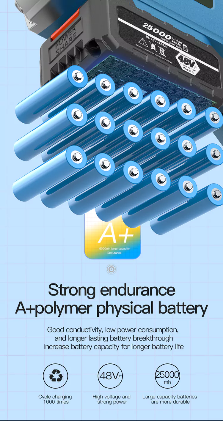 lithium battery high-power cement vibrator